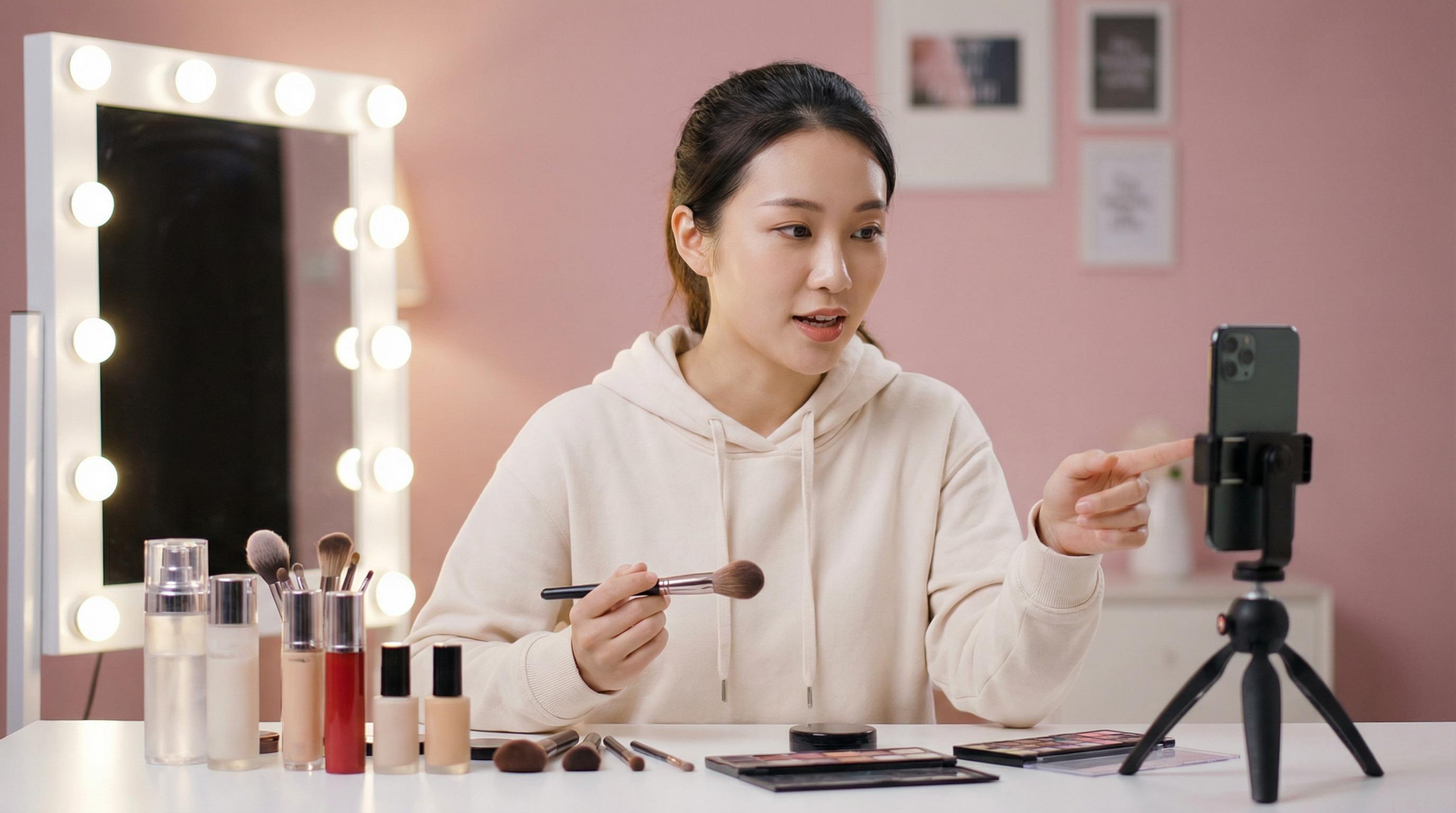 黑丝美妆视频教程